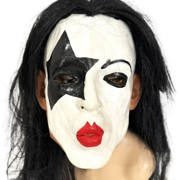 Vtg 1996 Paper Magic Group Star Child KISS Paul StanleyRubber Mask NWOT